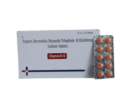 Trypsin , Rutoside Trihydrate , Bromelain and Diclofenac sodium | Brand - Chymovit-D | Manufacturer - DM PHARMA | Pack of 1x10 Tab