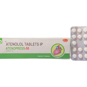 ANTI-HYPERTENSIVE | Brand - Atenopress 50 | Manufacturer - ZYDUS Healthcare | Pack of 1x14 Tab