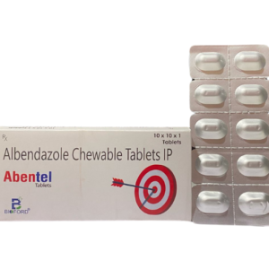 ANTIPARASITIC | Brand - Abentel-400 | Manufacturer - Curetex | Pack of 10X1 Tab