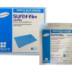 Paraffin Gauze Dressing | Brand - Sureffin 10Cmx10Cmx1S | Manufacturer - Assure Surgical | Pack Of 1 Pcs