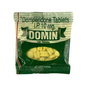 Domperidone 10mg | Brand - Domin YELLOW | Manufacturer - EUPHORIA FORMULATIONS | Pack of 100 Tab
