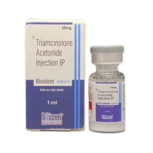 Triamcinolone Acetonide I.P | Brand - Biostem | Manufacturer - Biozen | Pack of 1ml Inj