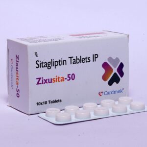 Sitagliptin 50mg | Brand - Zixusita 50mg | Manufacturer - CARDMEK | Pack of 1x10 Tab