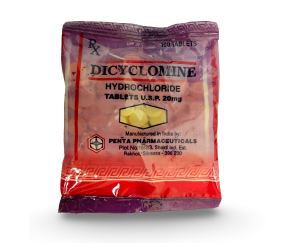 Dicyclomine Hcl 20mg | Brand - Dicyclomine Hcl | Manufacturer - PENTA | Pack of 100 Tab