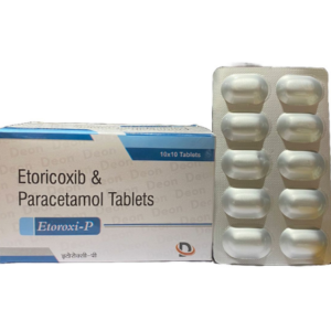 Etoricoxib 60 mg and Paracetamol 325 mg | Brand - Etoroxi-P | Manufacturer - DEON | Pack of 1x10 Tab