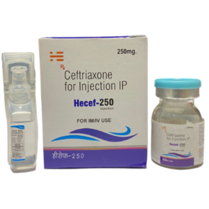 Hecef-250 | Manufacturer - Hecures Pharma | Pack of Dry Inj