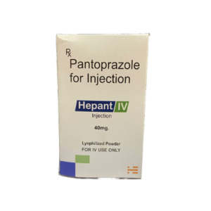 Pantoprazole 40 mg | Brand - Hepant-IV | Manufacturer - HECURE PHARMA | Pack of 40mg Inj