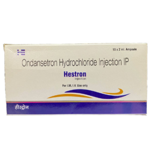 Ondansetron 2mg | Brand - Hestron | Manufacturer - HECURE PHARMA | Pack of 10x2ml Amp