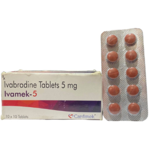 Ivabradine 5mg | Brand - Ivamek-5 | Manufacturer - CARDMEK | Pack of 1x10 Tab