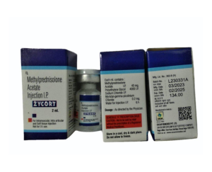 Methylprednisolone Acetate | Brand - Zycort | Manufacturer - OSCAR REMEDIES | Pack of 2ml Inj