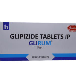 Glipizide-5mg | Brand - Glirum | Manufacturer - ZYDUS | Pack of 1x10 Tab