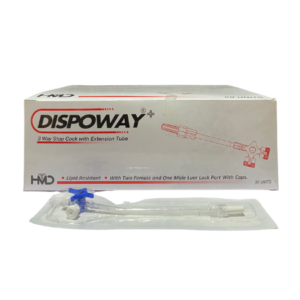 3 Way Stopcock With Extension Tube | Manufacturer - H.M.D | Size-L (10cm)