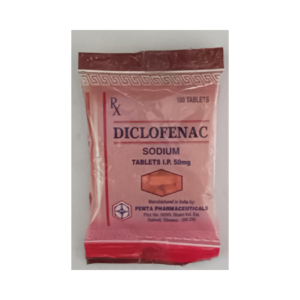 Diclofenac 50mg | Brand - Diclofenac Oval | Manufacturer - Penta | Pack of 100 Tablets