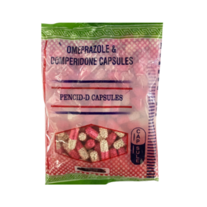 Omeprazole 20mg, Domperidone 10mg | Brand - Pencid-D Pink | Manufacturer - PENTA | Pack of 100 Cap