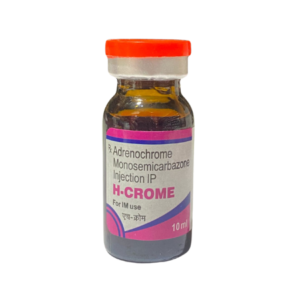 Adrenochrome Mono Semicarbazone | Brand – H-Chrome | Manufacturer – Helichem Labs | Pack of 10ml Inj
