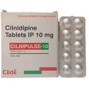 Cilnidipine 10mg Tablets | Brand - Cilnipulse-10 | Manufacturer - Clide | Pack of 1x10 Tablets