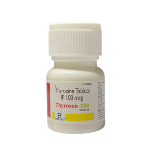 Thyroxine Sodium 100 mcg Tablets | Brand - Thyrosen-100 mcg | Manufacturer - Bioford | Pack of 120 Tablets