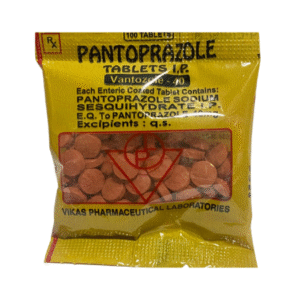 Pantoprazole 40mg | Brand - Vantozole-40 | Manufacturer - Vikas Pharma | Pack of 100 Tab